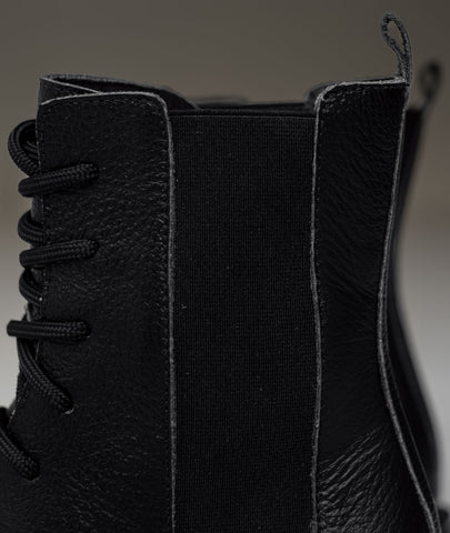 Botas de cuero Aura negro