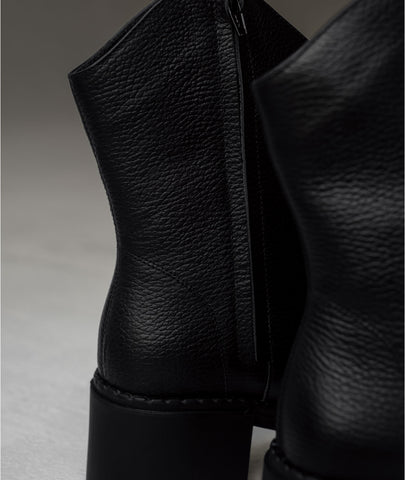 Botines texanas Montana negro – Estilo vaquero con sello artesanal