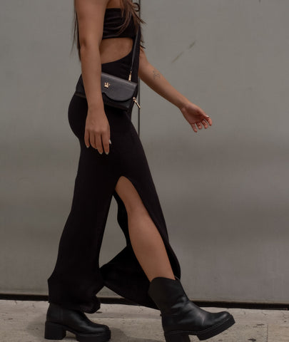 Botines texanas Montana negro – Estilo vaquero con sello artesanal