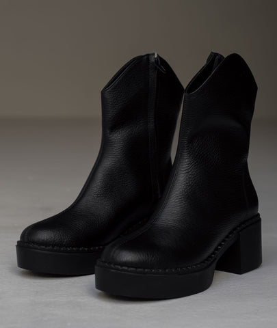 Botines texanas Montana negro – Estilo vaquero con sello artesanal
