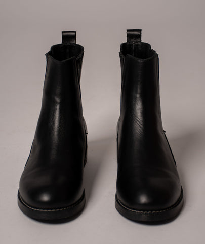 Bota Convertible Vera Negro | Botas caña larga de cuero