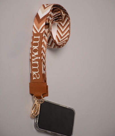 Correa Miel en Reata para bolsos y porta celulares