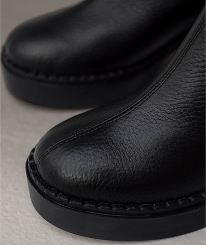 Botines texanas Montana negro – Estilo vaquero con sello artesanal