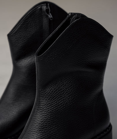 Botines texanas Montana negro – Estilo vaquero con sello artesanal