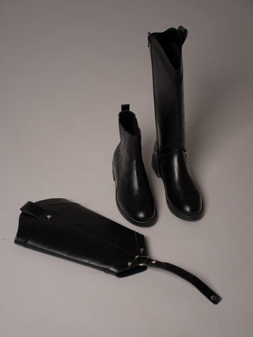 Bota convertible Vera negro