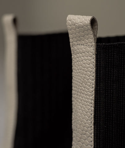 Botín Roma blanco y negro – Cuero genuino con estilo urbano