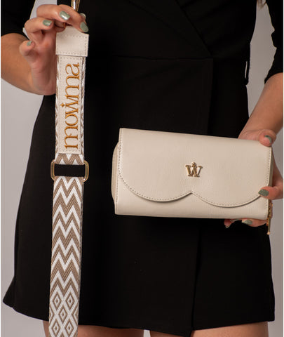 Correa Marfil en Reata para bolsos y porta celulares