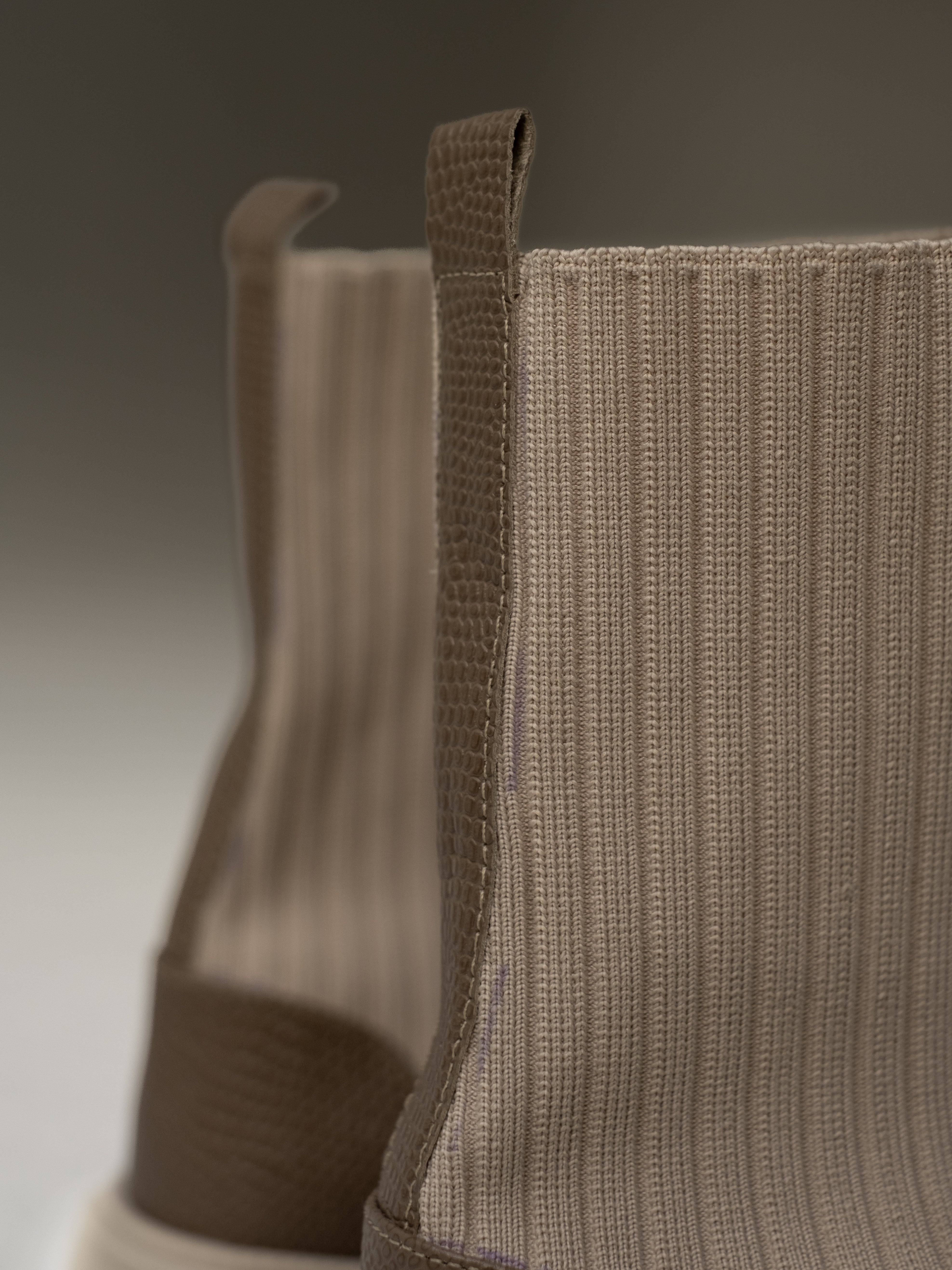 Botín Roma mocca – Sock boot en cuero genuino
