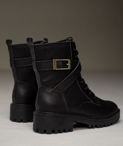 Botas de cuero Sienna negro – Elegancia atemporal en negro intenso