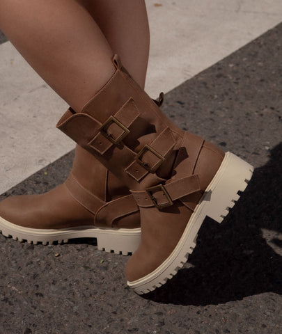 Botas texanas Dakota caramelo – Estilo clásico con toque artesanal