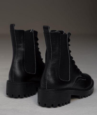 Botas de cuero Aura negro
