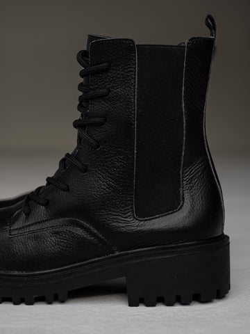 botines-negros-militares-resorte- mujer-cordones-cuero-mowma-7