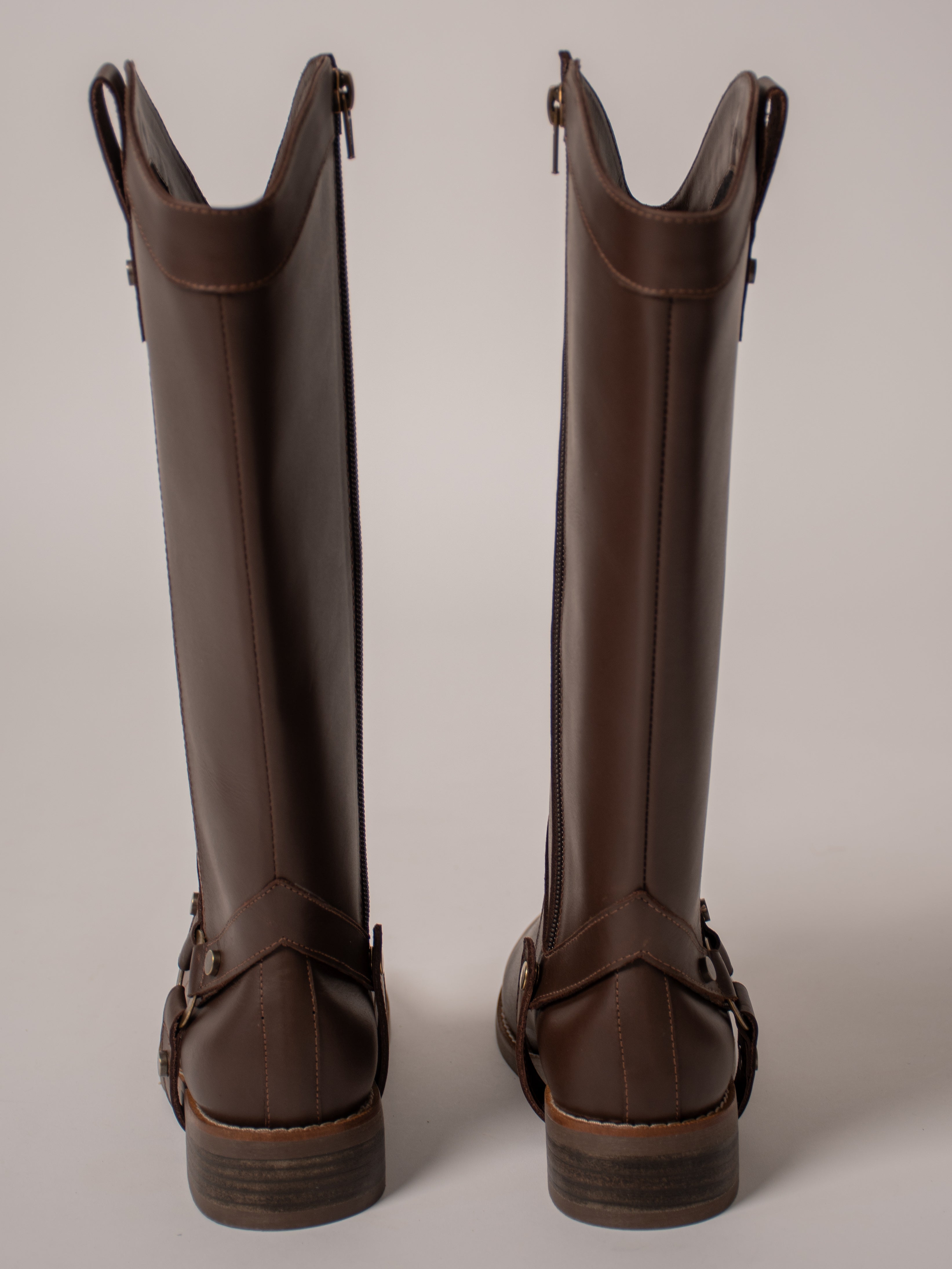Bota convertible Vera café