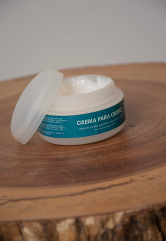 Kit de cuidado del cuero con crema para botas y esponja aplicadora