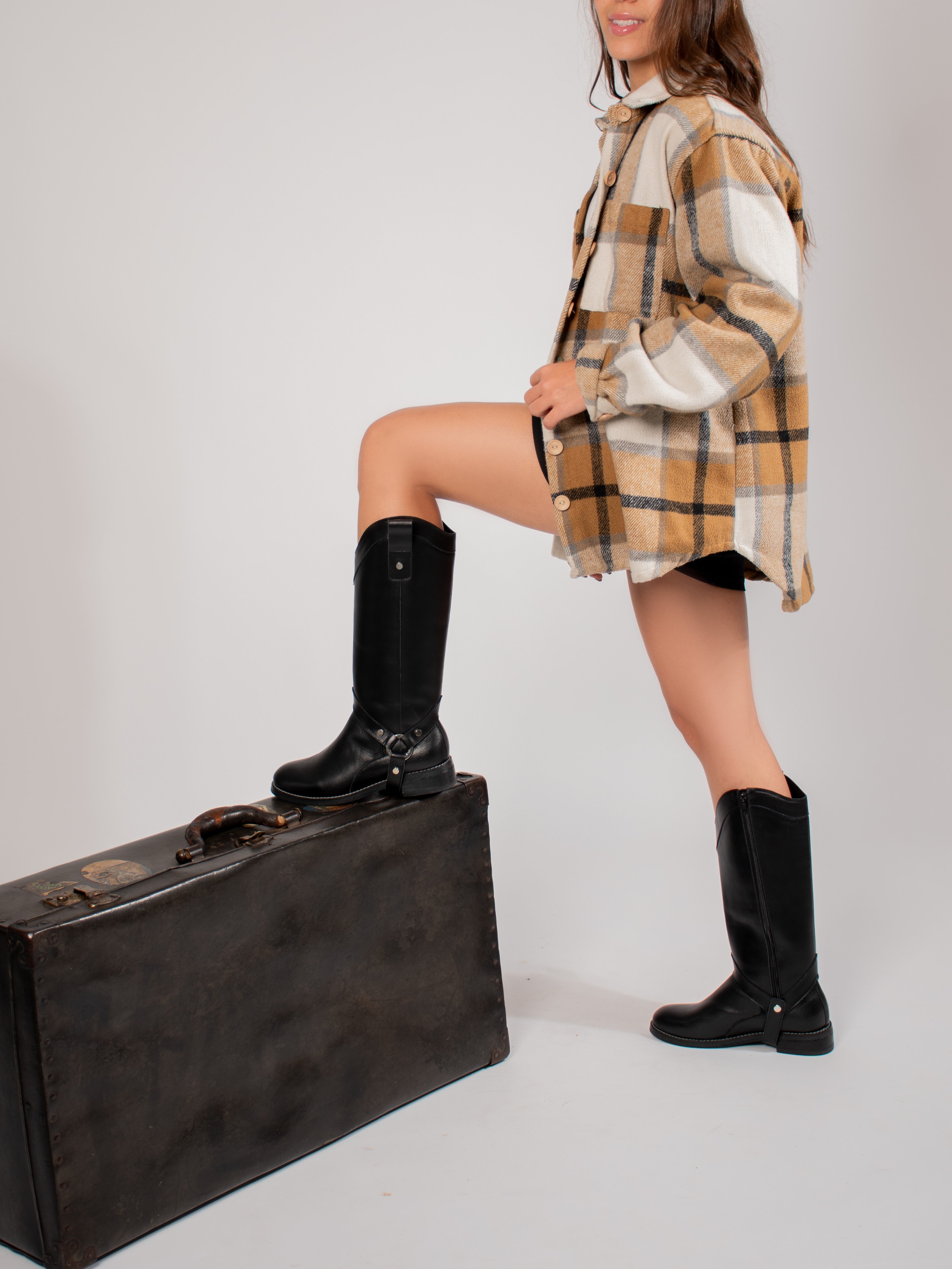 Bota convertible Vera negro