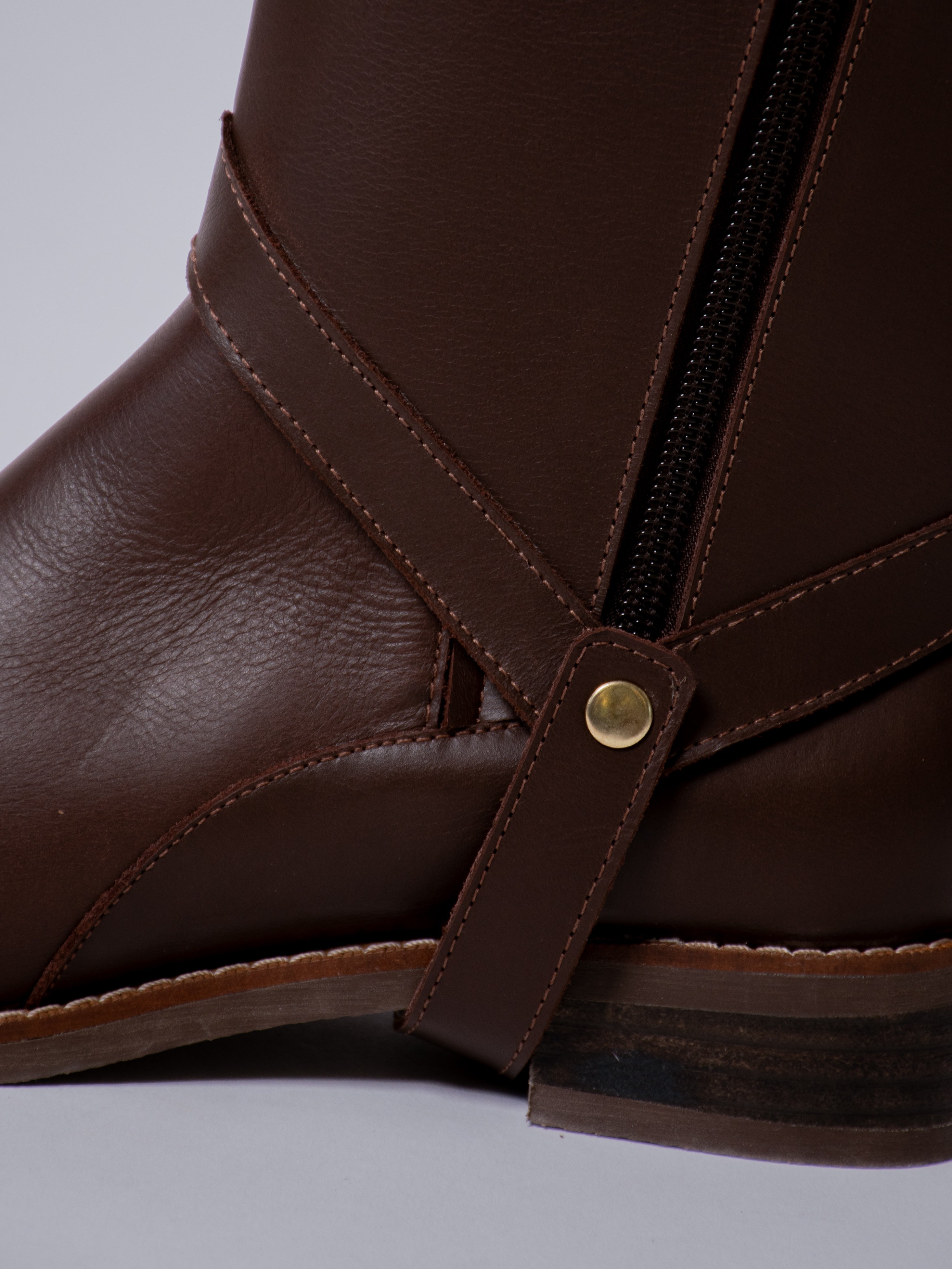 Bota convertible Vera café