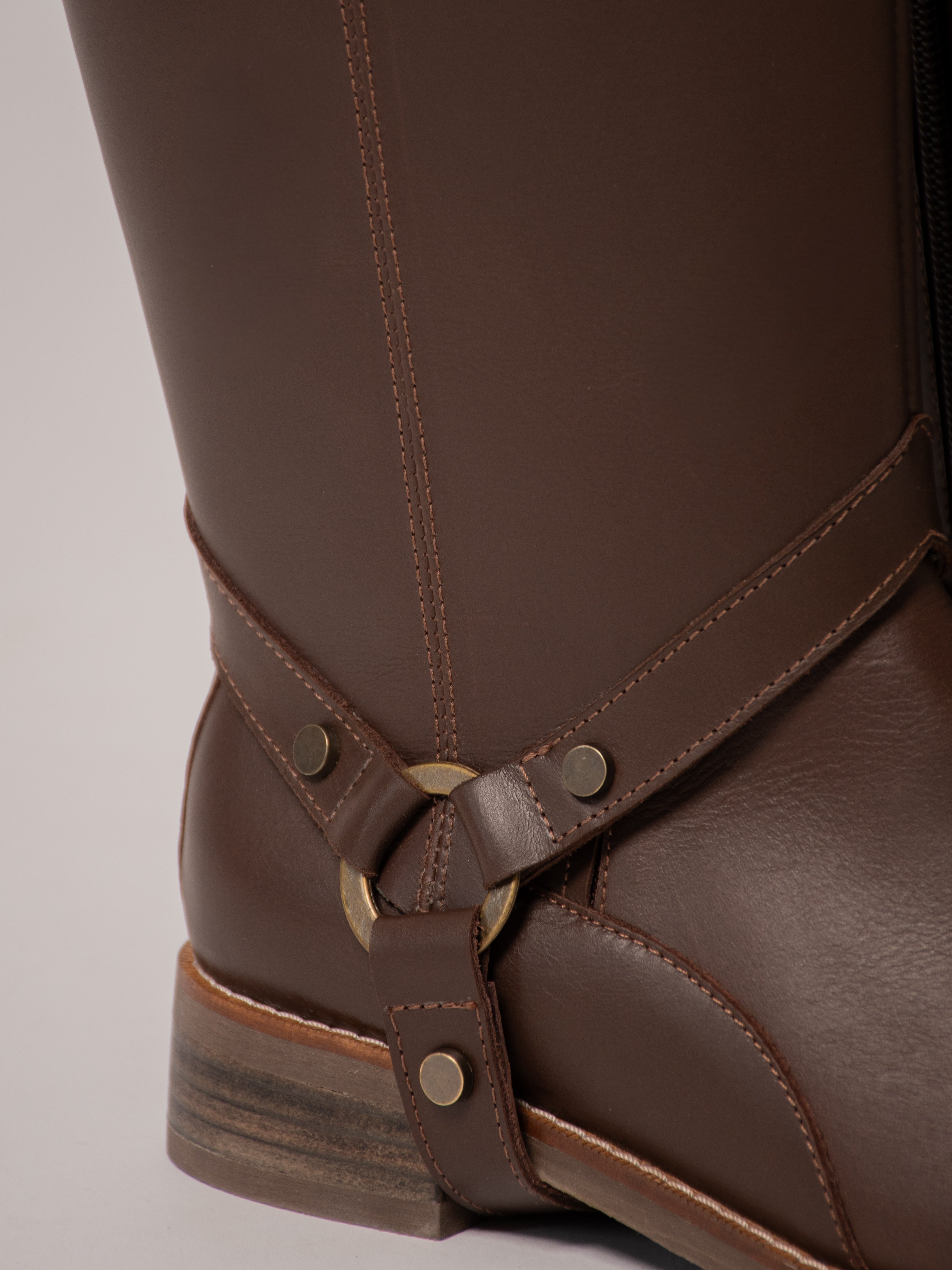 Bota convertible Vera café
